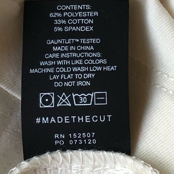 Cuts T-Shirt Curve Hem Crew Neck Pyca Pro Short Sleeve Large NWOT - Picture 6 of 9